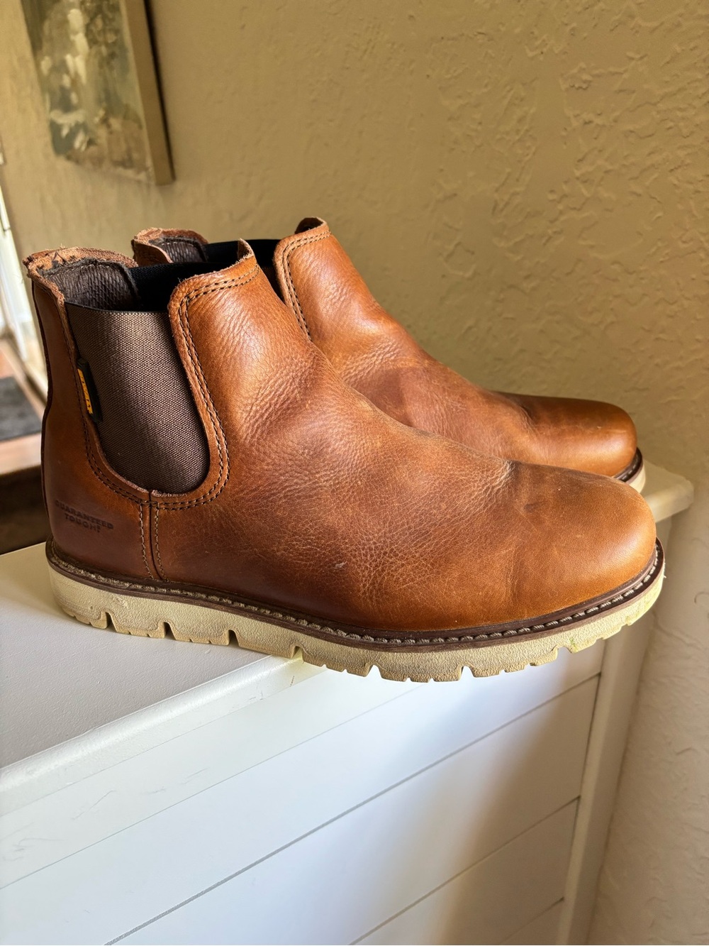DeWalt Albany Flex Leather Chelsea Work Boot 12W - Picture 2 of 12